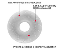 Load image into Gallery viewer, Cruiser Cock Ring SilaSkin (Clear)