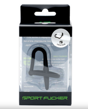 Load image into Gallery viewer, Sport Fucker Cock Ring Plug (Black)