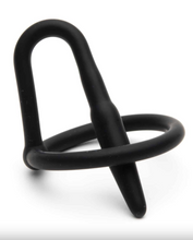 Load image into Gallery viewer, Sport Fucker Cock Ring Plug (Black)