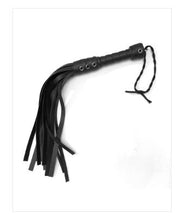 Load image into Gallery viewer, Bare Leatherworks - Midsize Cow Flogger (Black)