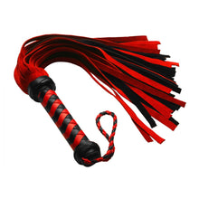 Load image into Gallery viewer, Short Suede Flogger (Red/Black)