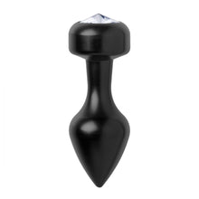 Load image into Gallery viewer, Spade Petite Jewel Plug - Small (Black)