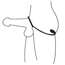 Load image into Gallery viewer, Silicone Cock Ring and Prostate Plug (Black)