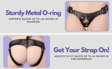 Load image into Gallery viewer, Strap U Bodice Corset Harness (Black)