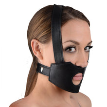 Load image into Gallery viewer, Face Fuk II Dildo Face Harness (Black)