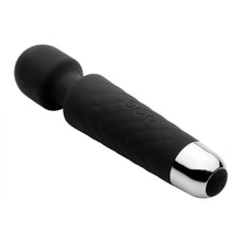 Load image into Gallery viewer, Deep Velvet 18x Silicone Massage Wand (Black)