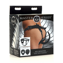 Load image into Gallery viewer, Ass Holster Anal Plug Harness (Black)