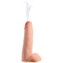 Load image into Gallery viewer, Loadz Dual Density Squirting Dildo - 8 Inch (Vanilla)