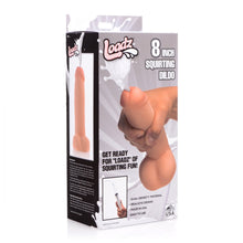 Load image into Gallery viewer, Loadz Dual Density Squirting Dildo - 8 Inch (Vanilla)