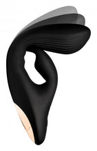 Load image into Gallery viewer, 7X Bendable Silicone Rabbit Vibrator (Black)