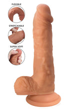 Load image into Gallery viewer, Easy Riders Dual Density Silicone Dildo - 6 Inch (Flesh)