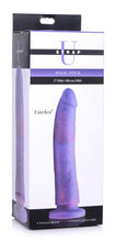 Load image into Gallery viewer, Magic Stick Glitter Silicone Dildo - 8 Inch (Purple)