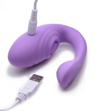 Load image into Gallery viewer, 7X Pulsating and Clit Stimulating with Remote (Purple)