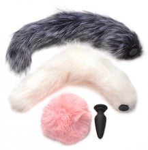 Load image into Gallery viewer, Tailz Plug with 3 Interchangeable Tails (Set of 3)