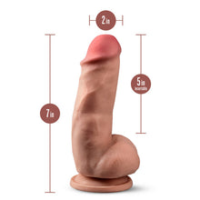Load image into Gallery viewer, Dr. Skin Plus Girthy Posable Dildo - 7 inch (Mocha)