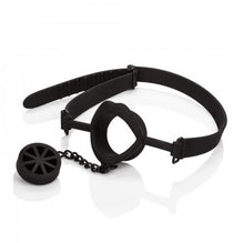 Load image into Gallery viewer, Scandal Silicone Stopper Gag (Black)