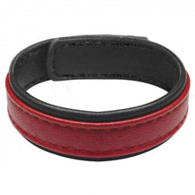 Load image into Gallery viewer, Strict Leather Cock Ring Velcro Leather (Red)