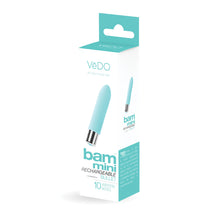 Load image into Gallery viewer, VeDO Bam Mini Rechargeable Bullet (Turquoise)