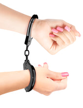 Load image into Gallery viewer, Fetish Fantasy Series Anodized Cuffs (Black)