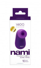 Load image into Gallery viewer, VeDO Nami Rechargeable Sonic Vibrator (Purple)