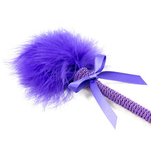 Load image into Gallery viewer, Wrapped Handle Feather - 12 inch (Purple)