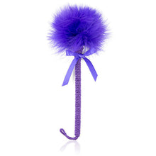 Load image into Gallery viewer, Wrapped Handle Feather - 12 inch (Purple)