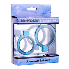 Load image into Gallery viewer, Zeus Bi-Polar Silicone Cock Ring Set