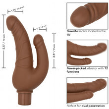 Load image into Gallery viewer, Power Stud Over & Under - Rechargeable (Brown)