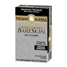 Load image into Gallery viewer, Trojan Supra Bare Skin Condoms - 6 Pack