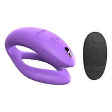 Load image into Gallery viewer, We-Vibe Sync O Rechargeable Silicone Couples Vibrator with Remote Control - Light Purple
