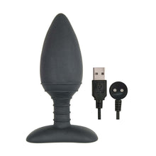 Load image into Gallery viewer, Commander Beginner&#39;s Silicone Rechargeable Vibrating Warming Butt Plug
