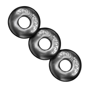 Oxballs Ringer Cockring – 3 Pack (Gray)