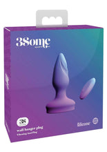 Load image into Gallery viewer, 3Some Wall Banger Silicone Rechargeable Remote Control Anal Plug - Purple
