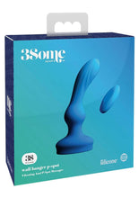 Load image into Gallery viewer, 3Some Wall Banger Silicone Rechargeable Remote Control P-Spot Anal Vibrator - Blue
