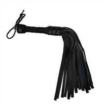 Load image into Gallery viewer, Bare Leatherworks - Midsize Cow Flogger (Black)
