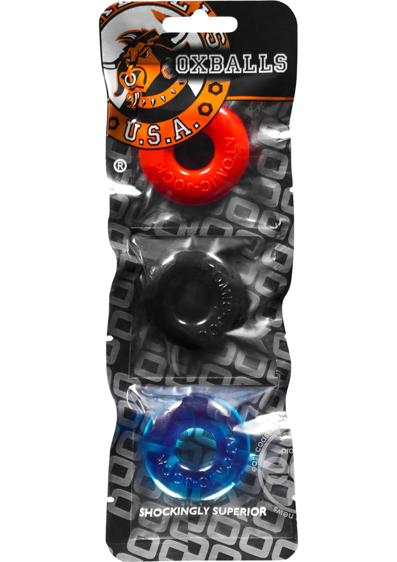 Oxballs Ringer Cockring – 3 Pack (Multi)