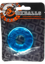 Load image into Gallery viewer, Oxballs Atomic Jock Do-Nut-2 Fatty Cock Ring - Blue
