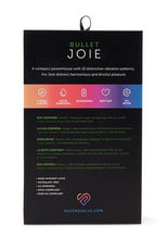Load image into Gallery viewer, Nu Sensuelle Joie Rechargeable Silicone Bullet - Black
