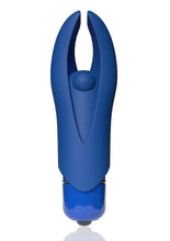 Load image into Gallery viewer, 4t Demon Rechargeable Silicone Mini Clitoral Stimulating Vibrator - Blue/Blueberry
