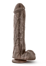 Load image into Gallery viewer, Dr. Skin Mr Savage Dildo With Balls - 11.5 inch (Brown)
