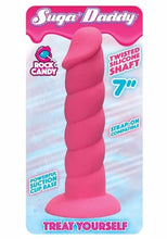 Load image into Gallery viewer, Suga&#39; Daddy Silicone Dildo - 7 inch (Pink)
