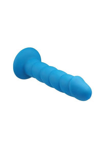 Suga' Daddy Silicone Dildo - 8 inch (Blue)