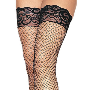 Nya Stay Up Thigh Highs - Plus (Black)