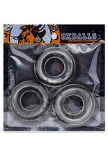Load image into Gallery viewer, Oxballs Fat Willy Jumbo Cock Ring (3 pack) - Steel
