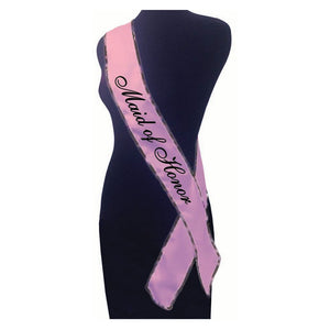 Maid Of Honor Sash (Pink)