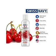 Load image into Gallery viewer, Swiss Navy 4 in 1 Poppin Wild Cherry - 1 oz
