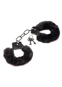 Cuffed in Fur Furry Handcuffs (Black)