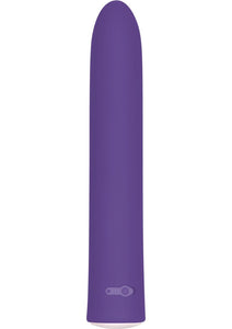 7 Function Rechargeable Slim Vibrator - Purple