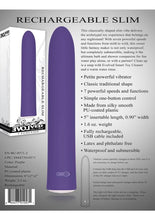 Load image into Gallery viewer, 7 Function Rechargeable Slim Vibrator
