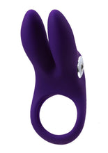Load image into Gallery viewer, VeDO Sexy Bunny Rechargeable Silicone Couples Cock Ring - Deep Purple
